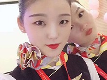 刘可欣 现为首都航空公司乘务员