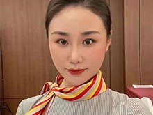 鲁晓莉 现为福州航空乘务员